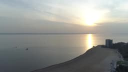 Praia Ponta negra Manaus Por do Sol