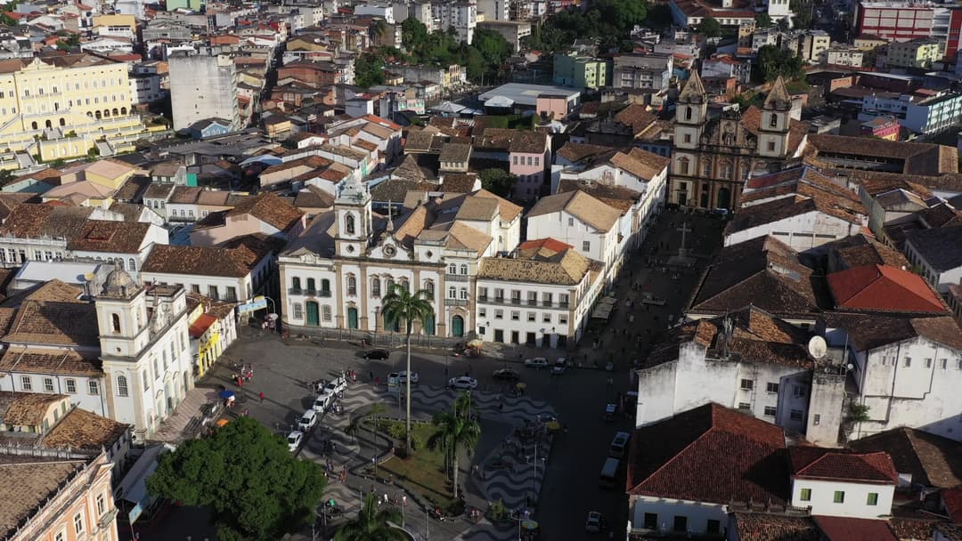 Centro Histórico de Salvador visto do alto