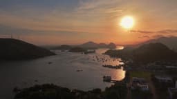 PÔR DO SOL - BAÍA DE VITÓIA - ES 