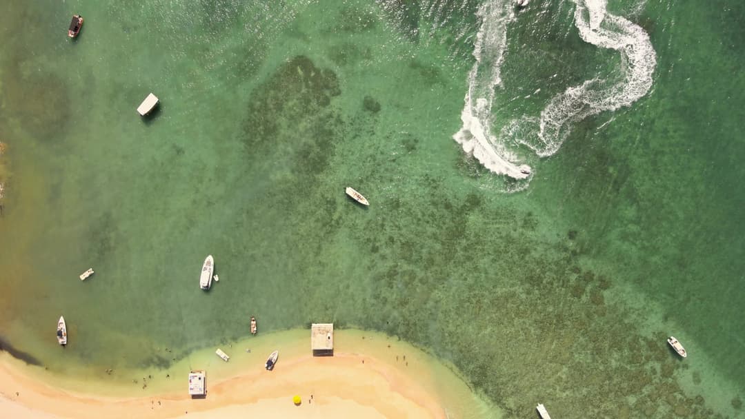Ilha de Santo Aleixo/PE, situada no litoral do estado de Pernambuco.
