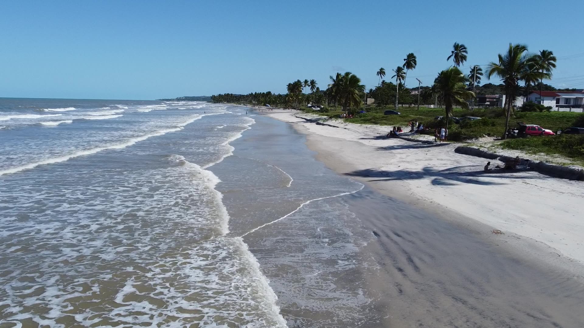 Imagem aérea praia em Ilhéus Ba