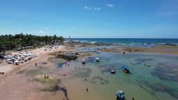Piscinas naturais da praia de Itapoã