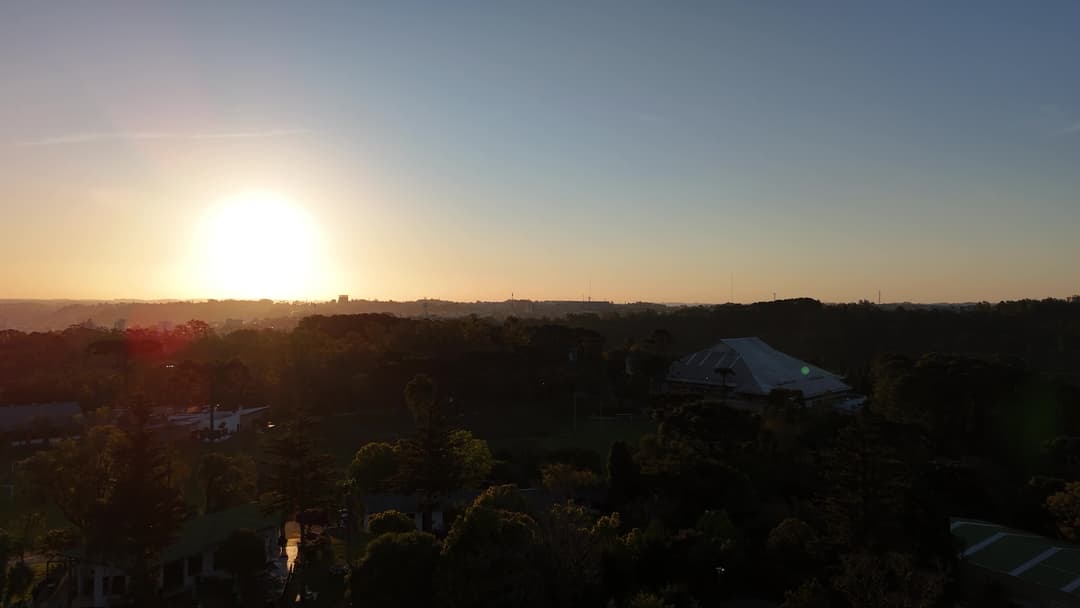 Por do sol, Serra Gaucha