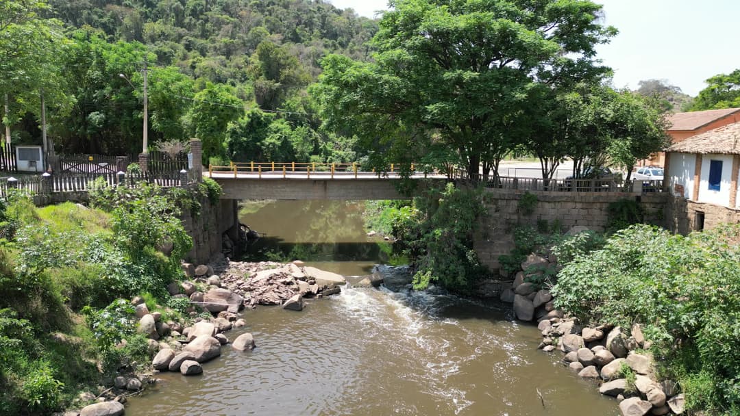 Rio Jundiaí em Itupeva no Quilombo.