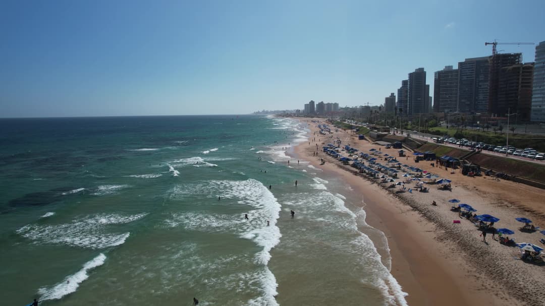 Praia de Jaguaribe e a nova orla