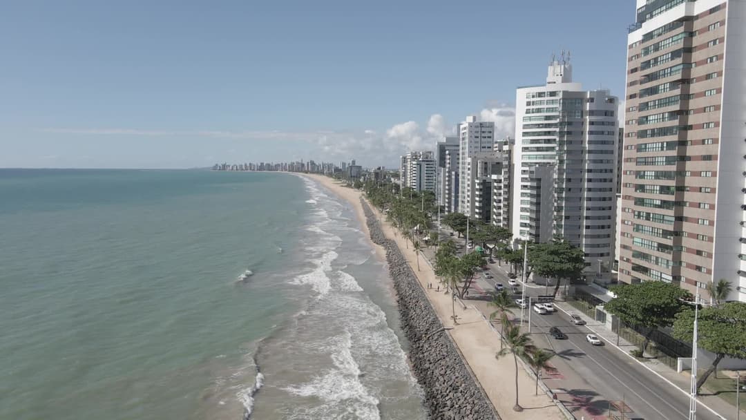 Orla Urbana na Praia de Boa Viagem - Recife/PE 