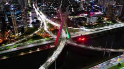 Hyperlapse - Ponte Estaiada - 4k - 25fps - 4s