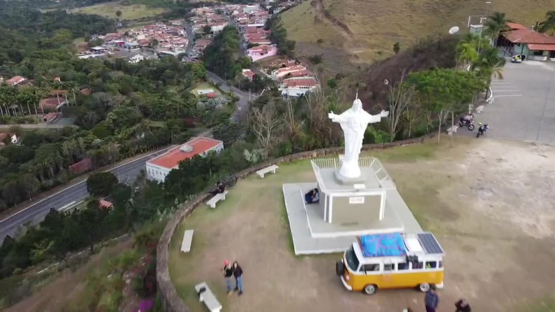 O Cristo da cidade de Monte Alegre-SP