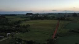 Paisagem de campo com estrada 