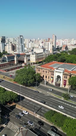 Av. Tiradentes, Estação da Luz, Museu da Lingua Portuguesa e Pinacoteca do Estado