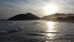 Por-do-sol em Itamambuca