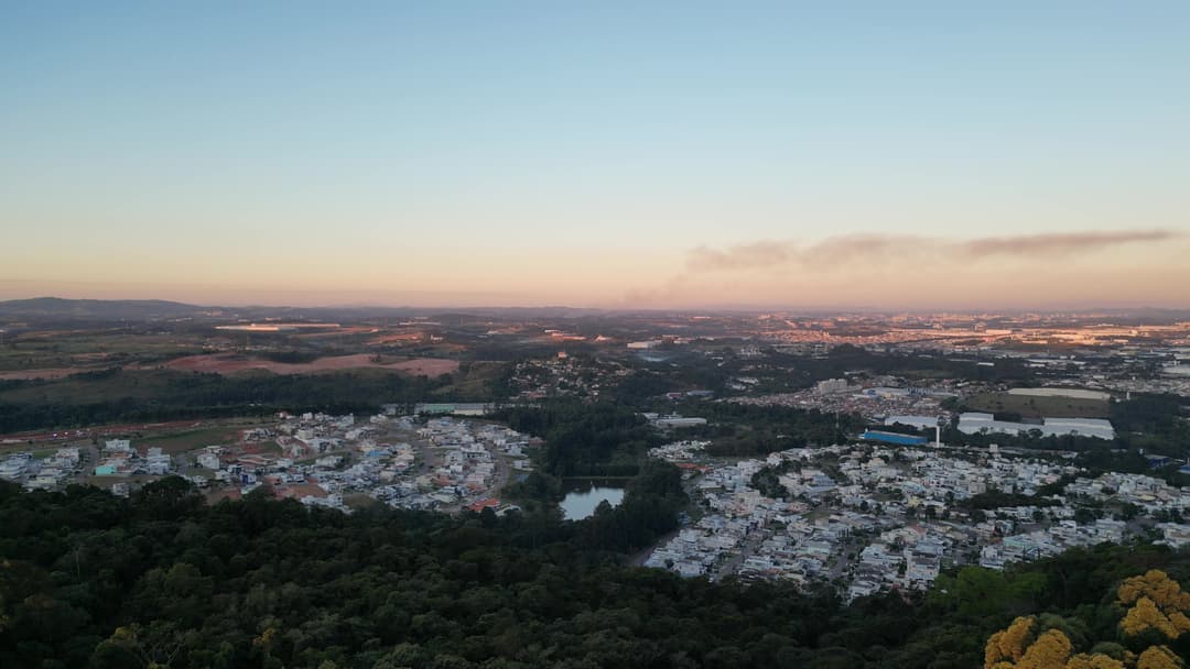 Interior de são paulo visto de cima.
