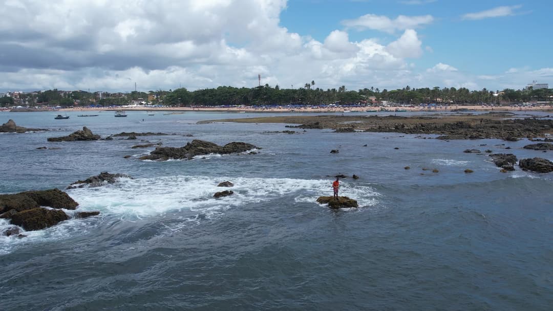 Pescador em Itapuã