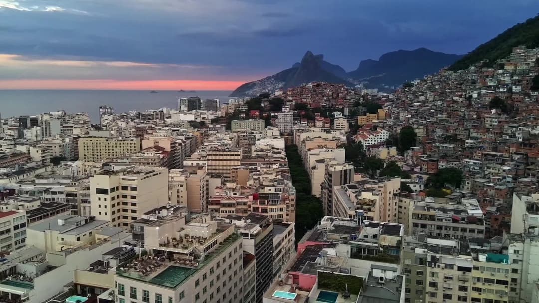 Copacabana vista dentro 