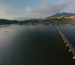 FPV - Igreja e Pier - Ubatuba/SP