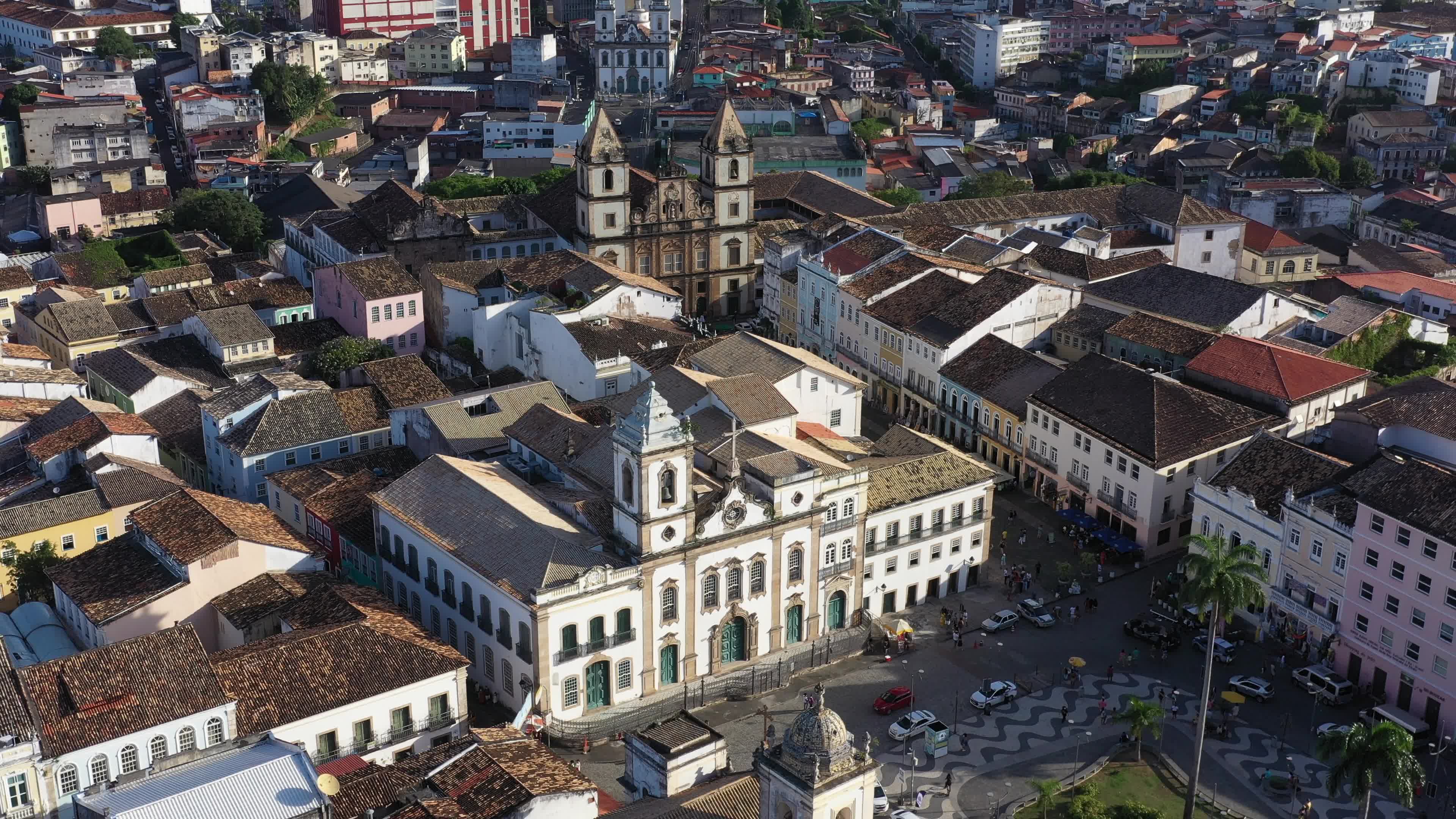 Centro Histórico de Salvador com igrejas coloniais