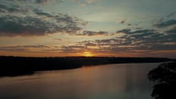 Por do sol na visão privilegiada do drone!