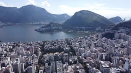 Prédios e Ipanema e Vista Lagoa Rodrigo de Freitas, Rio de Janeiro/RJ