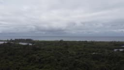 Mar da Barra da Tijuca, em dia nublado