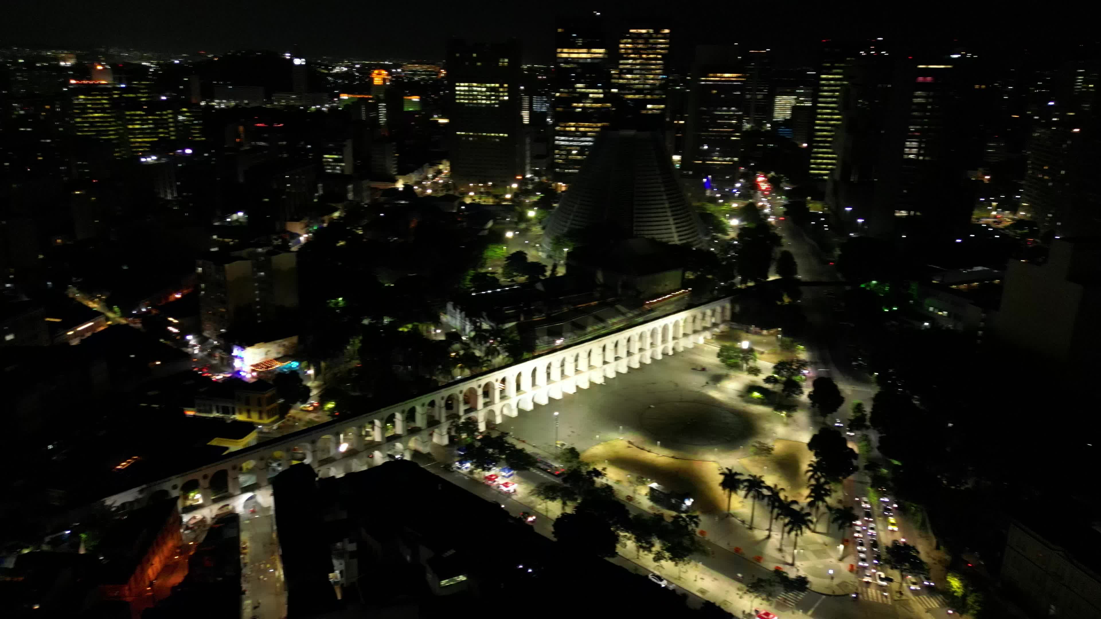 Arcos da Lapa a noite