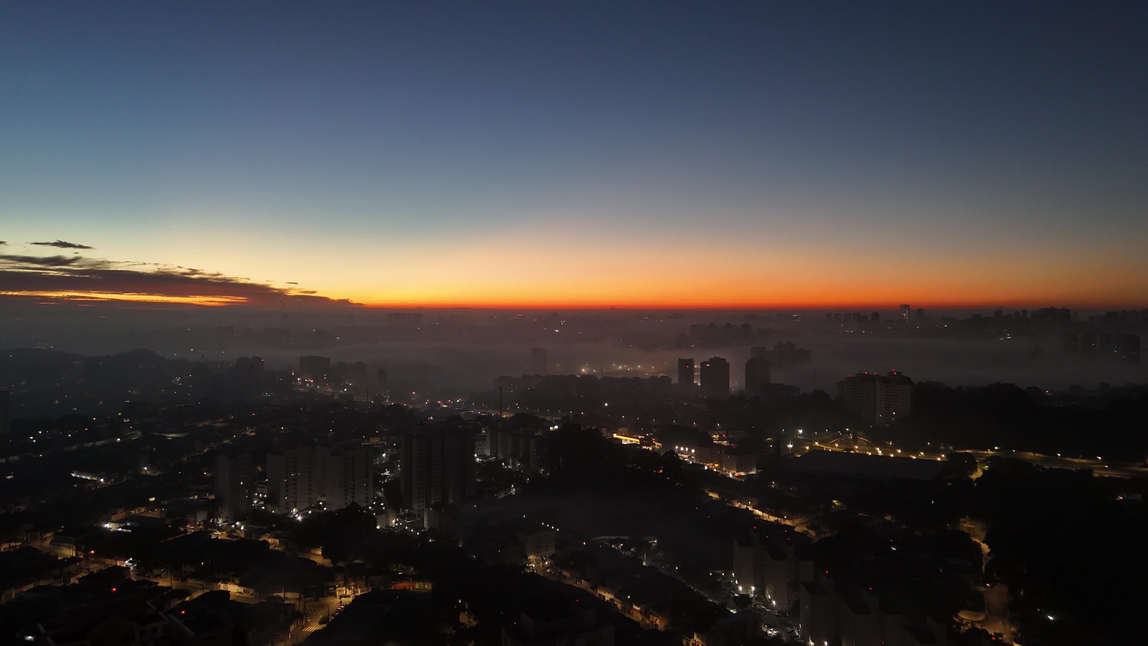 Nascer do Sol em São Paulo Butantã