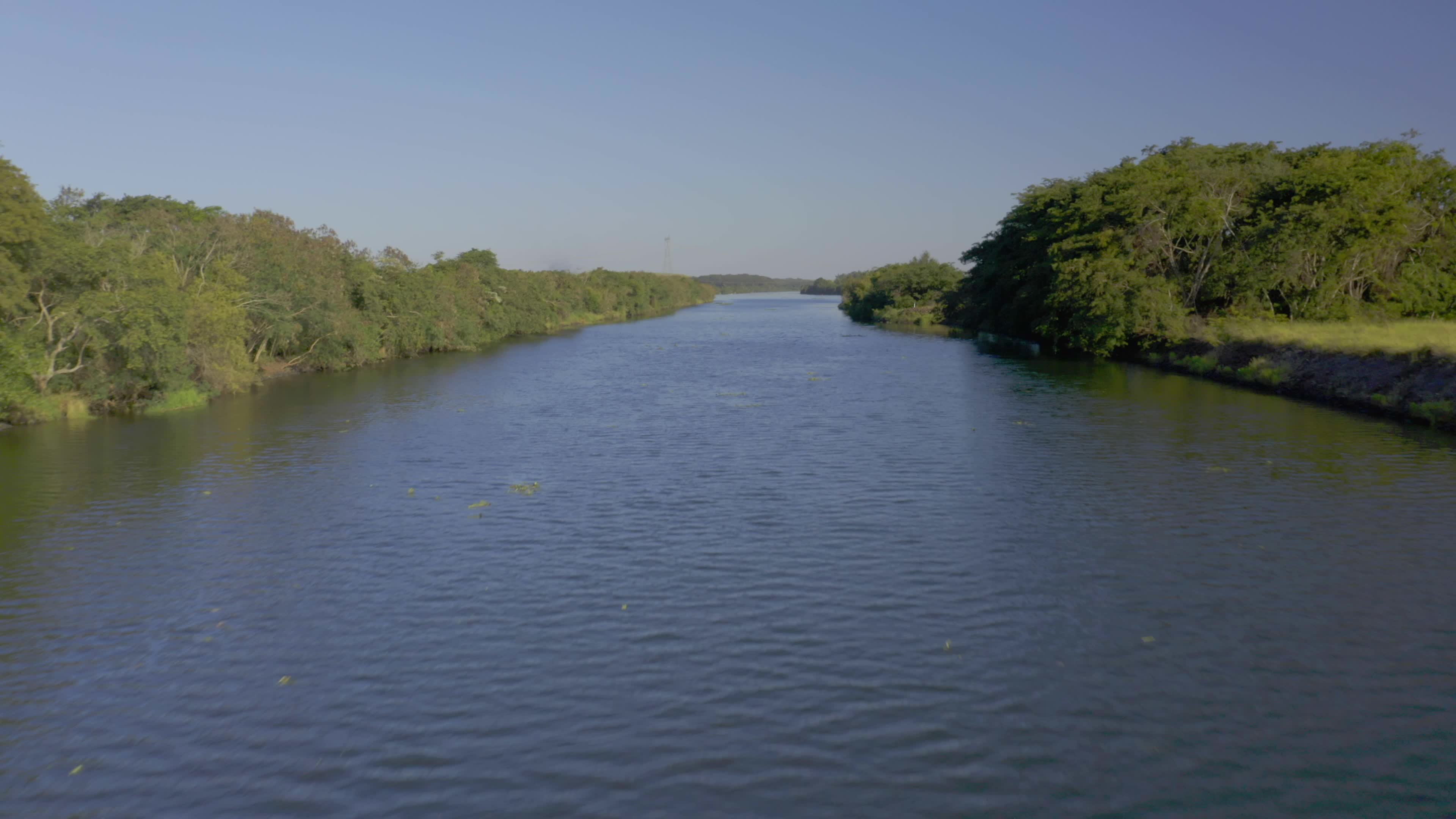 low flight over the Tiete River
