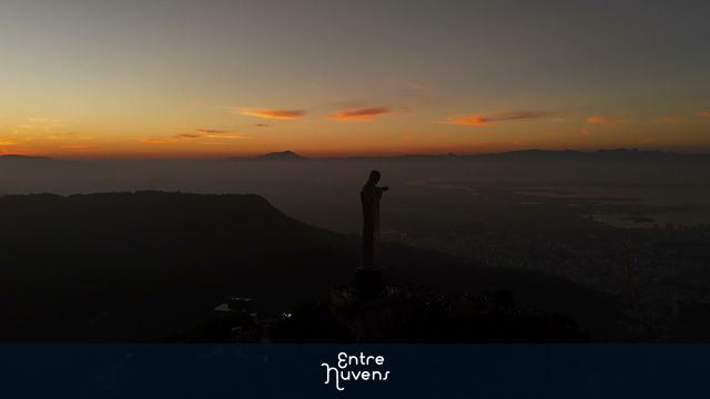 360 no Cristo Redentor — vídeo aéreo de Rio de Janeiro