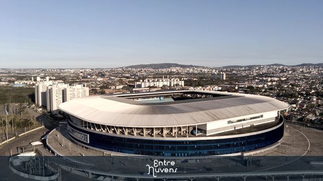 AÉREA DA ARENA DO GREMIO PORTOALEGRENSE 