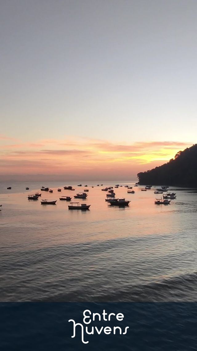 Amanhecer praia do Pereque 