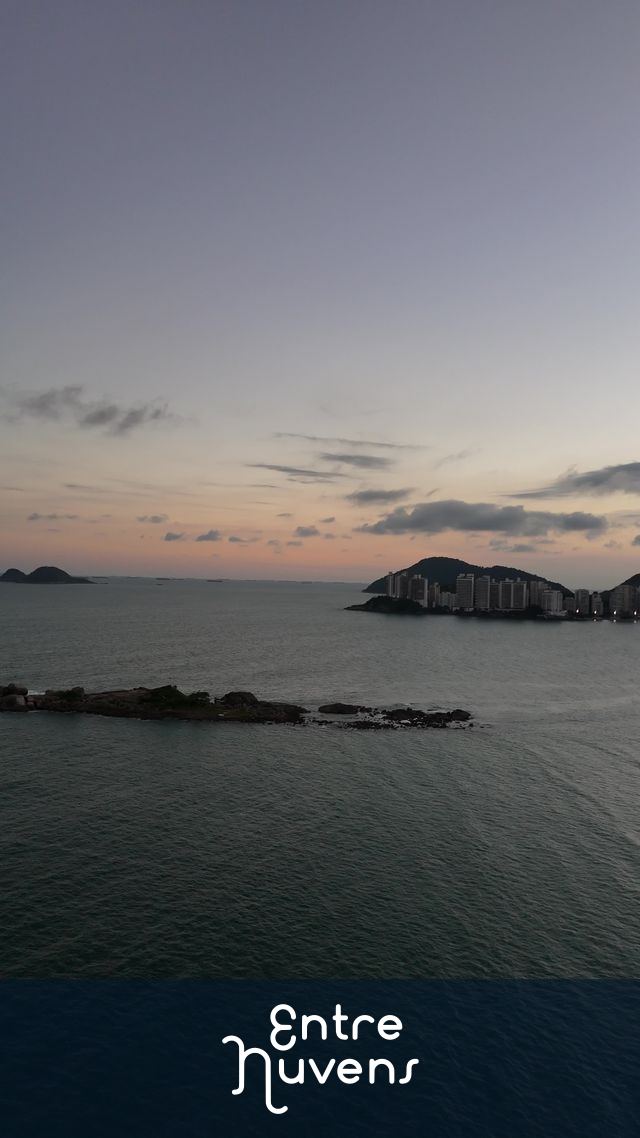 Anoitecer Guarujá 