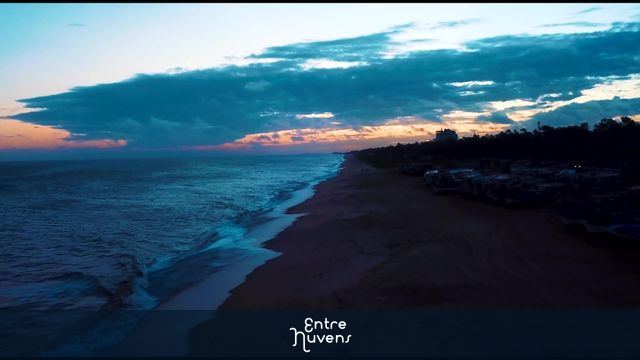 Anoitecer na Praia do Farol de São Thomé, Campos dos Goytacazes, RJ