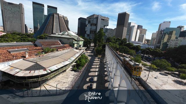 Arcos da Lapa — vídeo aéreo de Rio de Janeiro