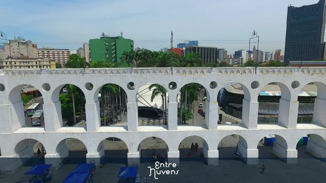 Arcos da Lapa 5, RJ — vídeo aéreo de Rio de Janeiro
