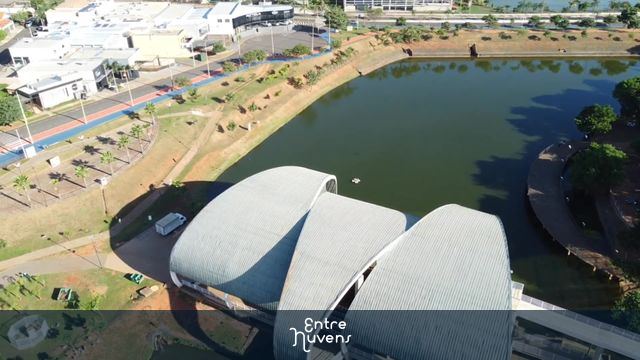 Biblioteca  — vídeo aéreo de Votuporanga