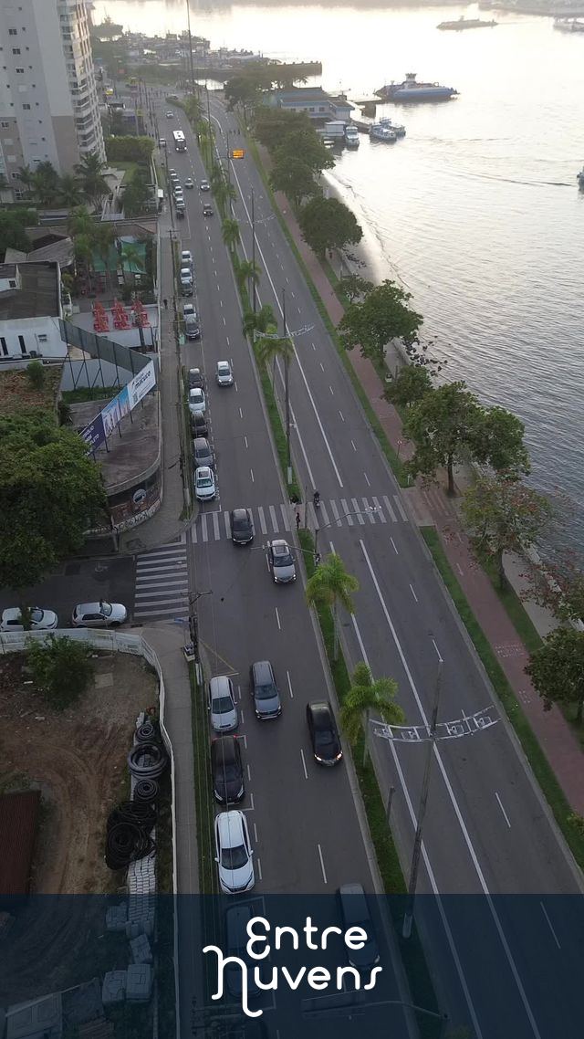 Caminho da fila da balsa 