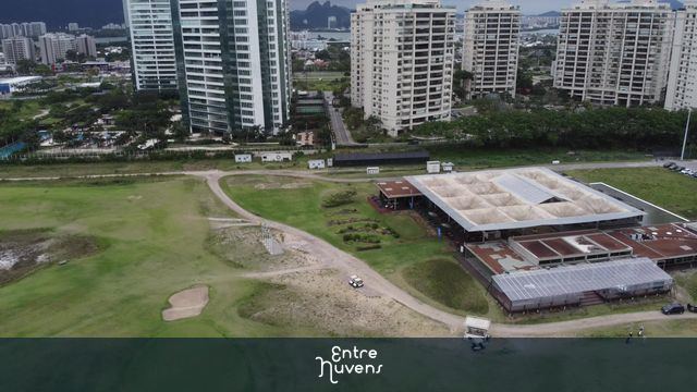 Campo Olímpico e Lagoa de Jacarepaguá, na Barra da Tijuca, Rio de Janeiro/RJ