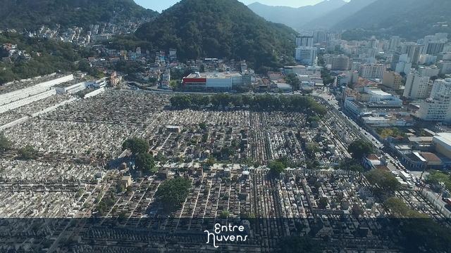 Cemitério de Botafogo, RJ — vídeo aéreo de Rio de Janeiro