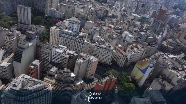 Centro de São Paulo com prédios históricos