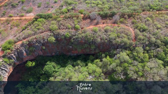 Chapada Diamantina vista de cima — vídeo aéreo de Lençóis