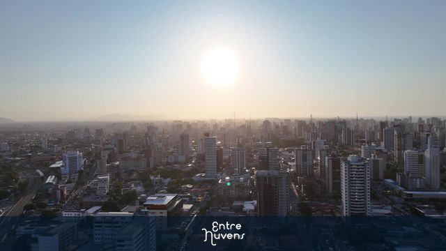 Cidade e Por do Sol