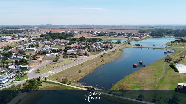 Cidade Turistica Do Interior De MatoGrosso — vídeo aéreo de Matupá
