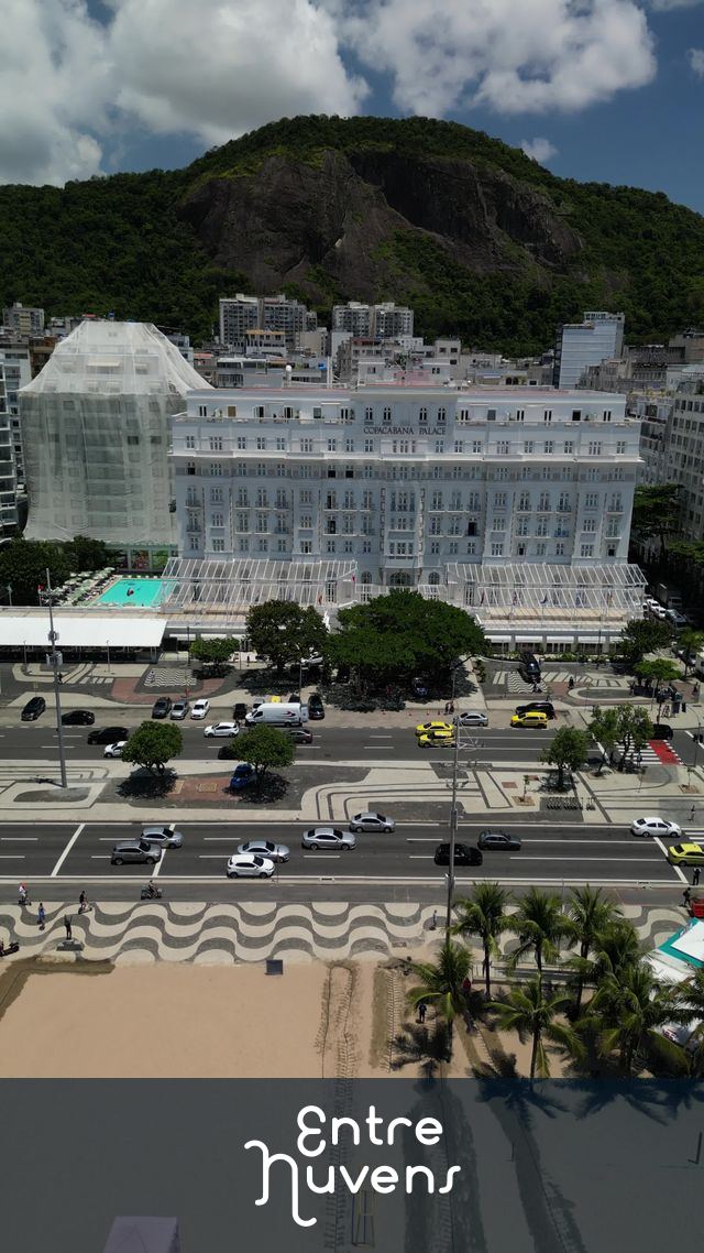 Copacabana Palace — vídeo aéreo de Rio de Janeiro