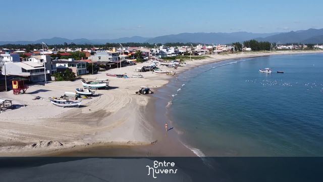 Corrida Enseada da Pinheira — vídeo aéreo de Palhoça