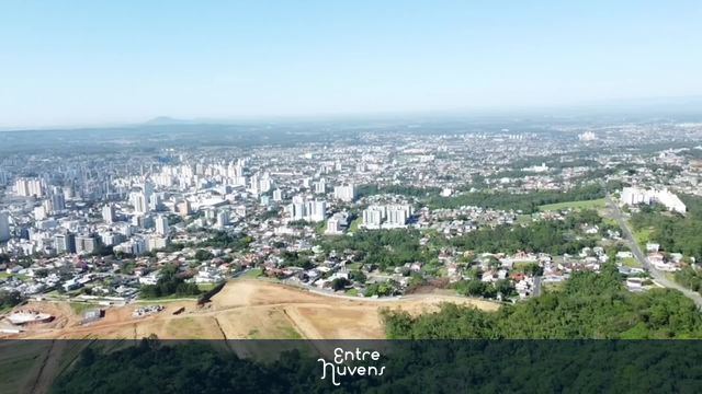 Criciúma/SC vista de cima do Morro da Tv