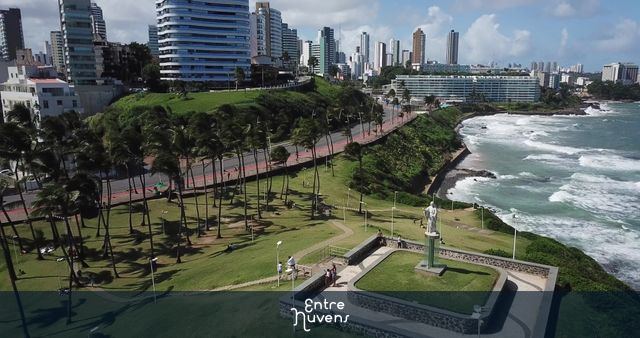 CRISTO DA BARRA  — vídeo aéreo de Salvador