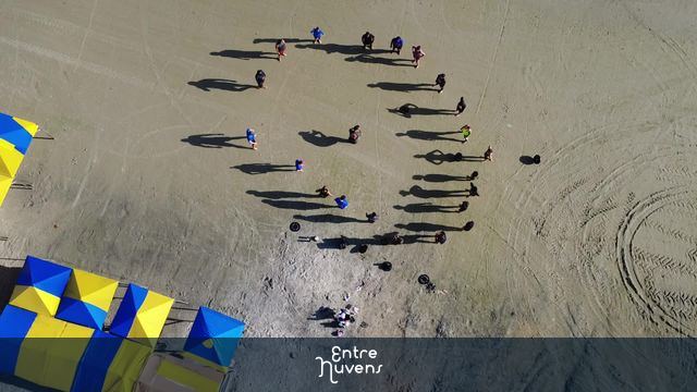 Crossfit na praia  — vídeo aéreo de Paço do Lumiar