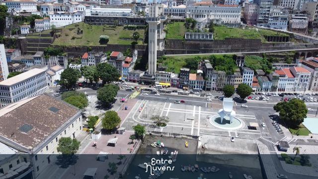 elevador lacerda n2 — vídeo aéreo de Salvador