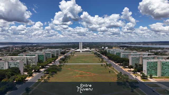 ESPLANADA DOS MINISTÉRIOS - BSB — vídeo aéreo de Brasília