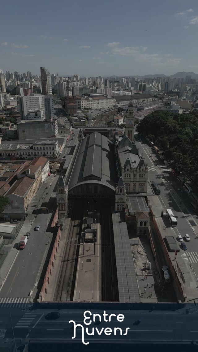 estação de sp luz — vídeo aéreo de São Paulo