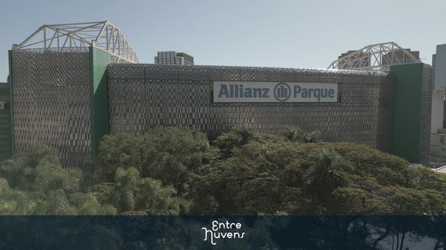Alianz parque — vídeo aéreo de São Paulo